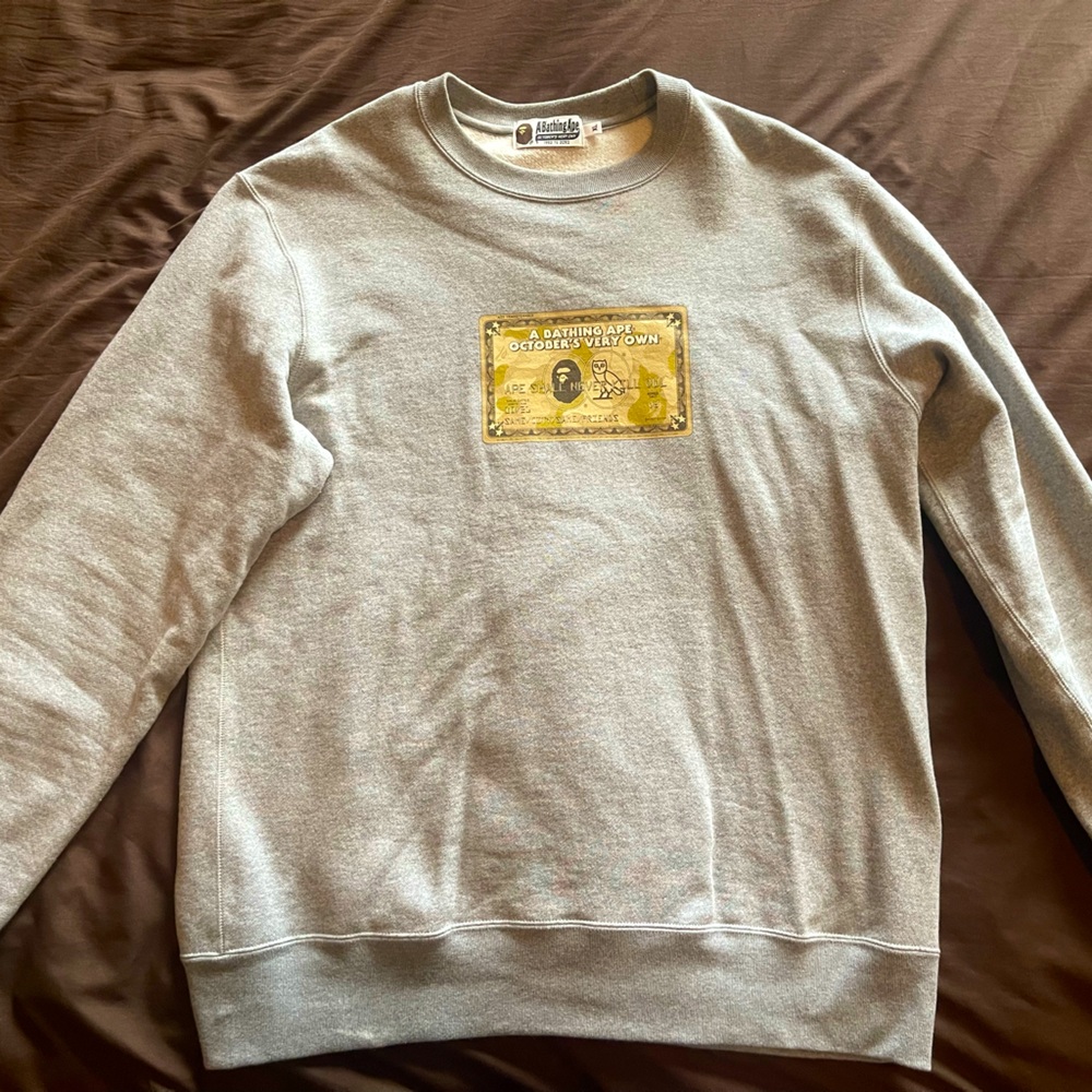 OVO/Bape collaboration Crew neck sweater